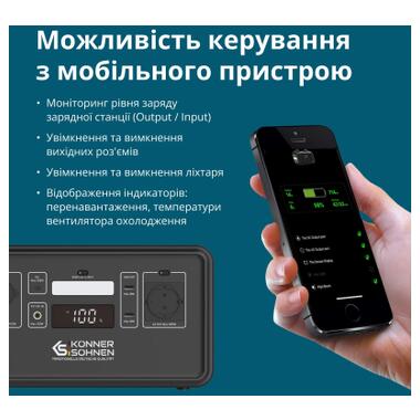 Зарядная станция Konner&Sohnen KS500PS 500W 448Wh (KS500PS) фото №12