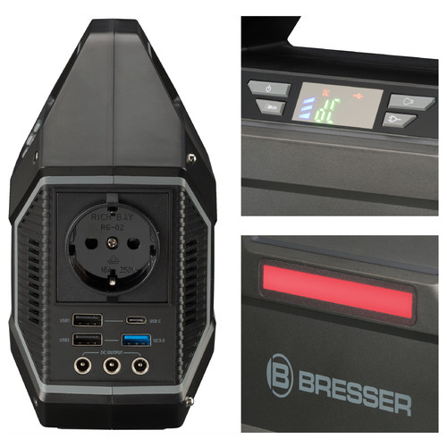 Портативна зарядна станція Bresser Portable Power Supply 100 Вт (3810000) фото №5