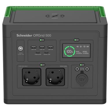 Зарядная станция Schneider Electric 500, 517Wh (PPS500-GR) фото №1
