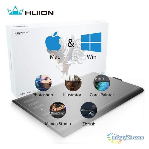 Графический планшет Huion Inspiroy H1060P фото №3