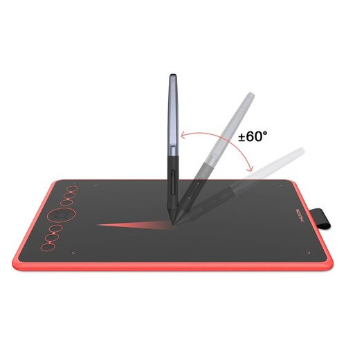 Графічний планшет Huion Inspiroy Ink H320M, Coral red (H320MCR) фото №5