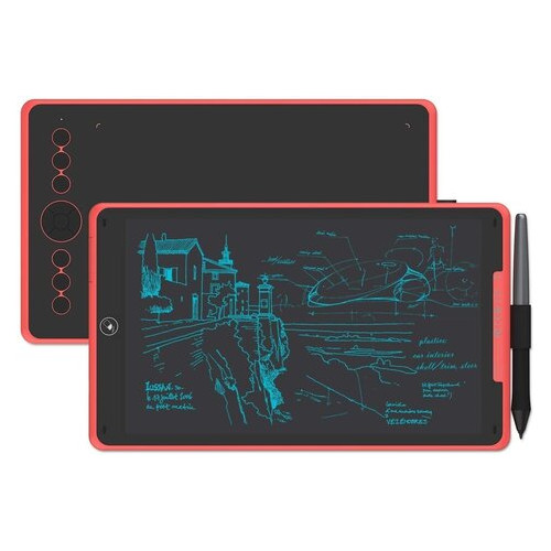 Графічний планшет Huion Inspiroy Ink H320M, Coral red (H320MCR) фото №4