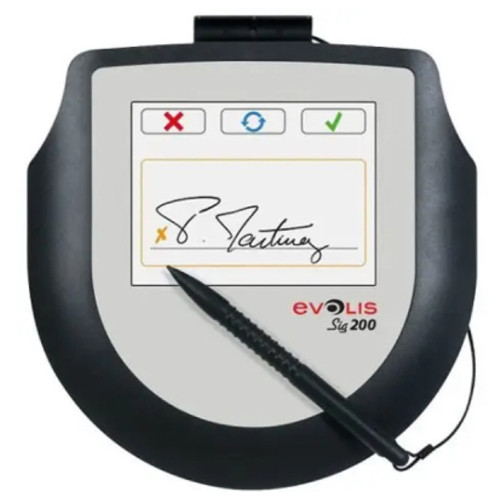 Кольоровий планшет Evolis Sig200 для електронного підпису (ST-CE1075-2-UEVL) фото №2