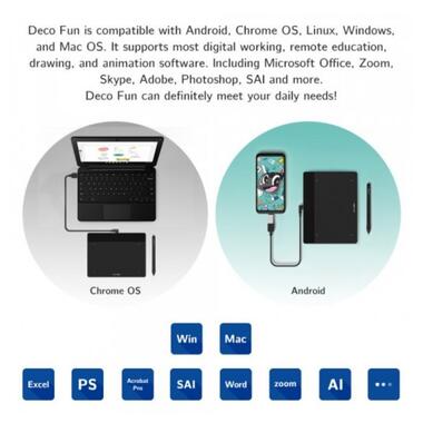 Графічний планшет XP-Pen Deco Pro SW  фото №4
