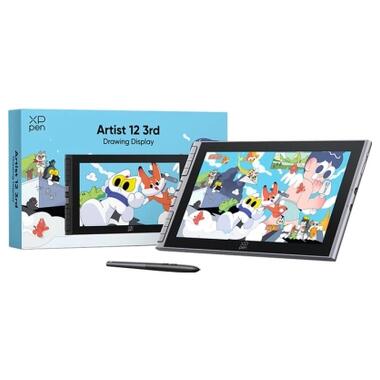 Планшет-монитор XP-Pen Artist12 Pen Display (3nd Gen) Gray (CPCD121FH-GR) фото №12