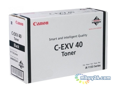 Тонер-картридж для копірів Canon C-EXV40 Black iR11XX Series (3480B006) фото №1