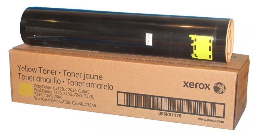 Тонер-картридж Xerox WC7228/35/45/C2128/2626/3545 Yellow (006R01178) фото №1