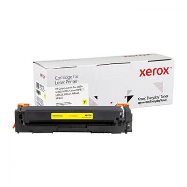Картридж Xerox HP CF542X (203X), Canon 054H жовтий (006R04182) фото №1