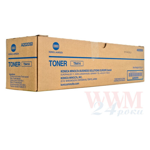 Тонер-картридж Konica Minolta TN414 Toner Cart Bizhub 363/423 Black (A202050) фото №1