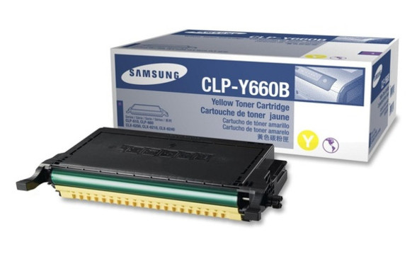 Картридж лазерний Samsung CLP-610ND,660N/ND Yellow (CLP-Y660B/SEE) фото №1