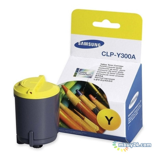 Картридж лазерний Samsung CLP-300/300N, CLX-2160/3160N Yellow (CLP-Y300A/SEE) фото №1