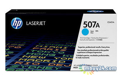 Картридж лазерний HP LaserJet Enterprise 500 Color M551n/551dn/551xh Cyan (CE401A) фото №1