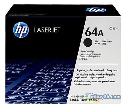 Картридж лазерний HP 64A Black (CC364A) фото №1
