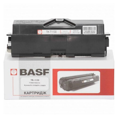 Тонер-картридж Basf для Kyocera Mita FS-1030/1130 Black (Basf-KT-TK1130) фото №1
