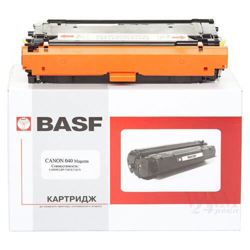 Картридж тонерний Basf для i-Sensys LBP-710CX/712CX Magenta (Basf-KT-040M) фото №1