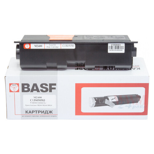 Картридж тонерний Basf для Epson AcuLaser MX20 M2400 аналог C13S050583 Black (Basf-KT-M2400-C13S050583) фото №1