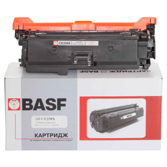 Картридж тонерний Basf для HP CLJ CM3530/CP3525 Black (Basf-KT-CE250X) фото №1