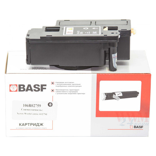 Картридж тонерний Basf для Xerox Phaser 6020/6022/WC6025/6027 Black (Basf-KT-106R02759) фото №1