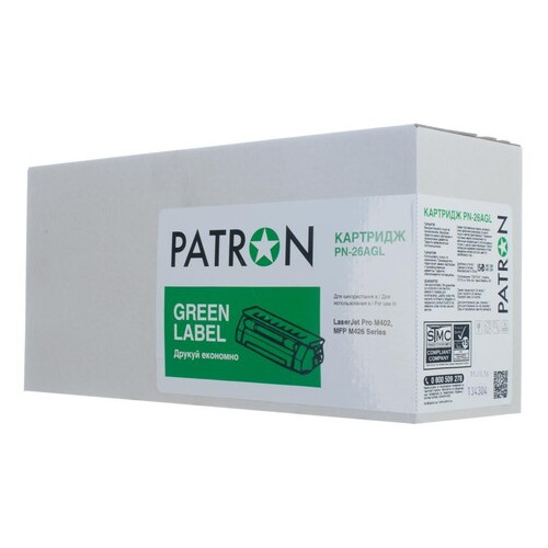 Картридж Patron HP LJ CF226A Green Label (CT-HP-CF226A-PN-GL) фото №1
