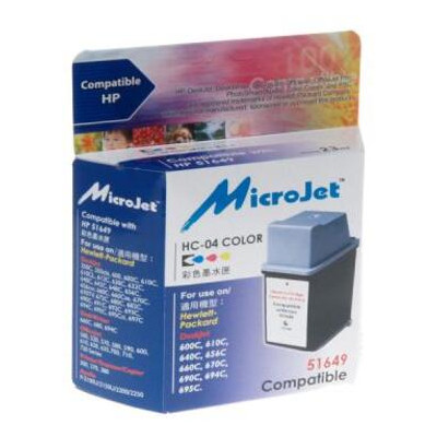Картридж MicroJet для HP №49 Color (HC-04) фото №1