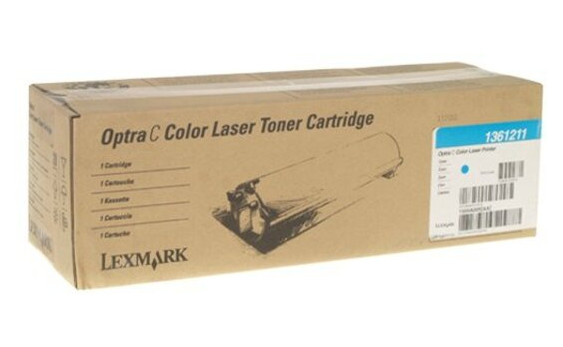 Картридж лазерний Lexmark Optra C Cyan (1361211) фото №2