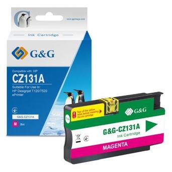 Картридж G&G для HP Designjet T120/T520 ePrinter Magenta (G&G-CZ131A) фото №1