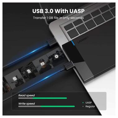 Зовнішня кишеня UGREEN USB 3.0 Чорна US221 (UGR-30848) фото №2