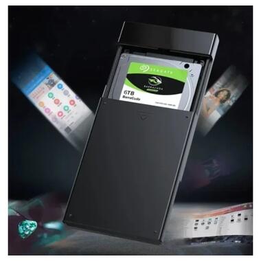 Внешний карман Ugreen USB 3.0 to SATA 3.0 2.5 HDD/SSD enclosure 6TB UASP Black (30847) фото №3