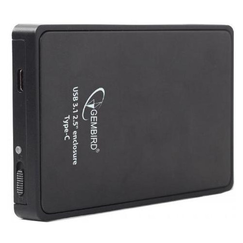 Внешний карман Gembird 2.5 USB3.1Type-C черный EE2-U31S-1 фото №2