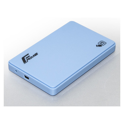 Внешний карман Frime SATA HDD/SSD 2.5 USB 2.0 Plastic Blue (FHE13.25U20) фото №2