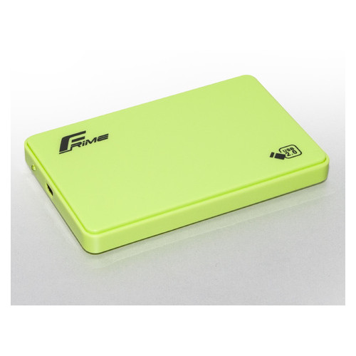 Внешний карман Frime SATA HDD/SSD 2.5 USB 2.0 Plastic Green (FHE14.25U20) фото №2