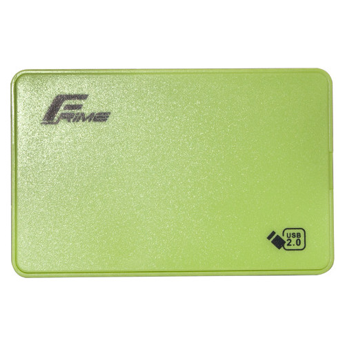 Внешний карман Frime SATA HDD/SSD 2.5 USB 2.0 Plastic Green (FHE14.25U20) фото №1