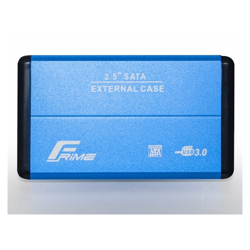 Внешний карман Frime SATA HDD/SSD 2.5 USB 3.0 Metal Blue (FHE22.25U30) фото №1