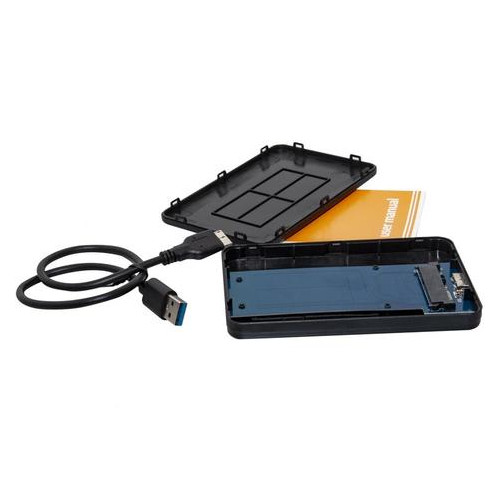 Внешний карман Frime SATA HDD/SSD 2.5 USB3.0 с функцией шифрования данных Black (FHEE10025U30) фото №3