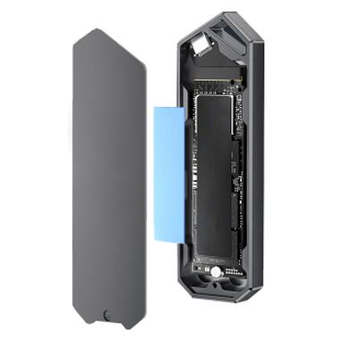 Внешний карман Dynamode M.2 SSD NVMe/SATA combo to USB3.2 GEN2 USB-C (DM-CAD-SSD14) фото №5