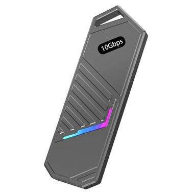 Внешний карман Dynamode M.2 SSD NVMe/SATA combo to USB3.2 GEN2 USB-C (DM-CAD-SSD14) фото №1
