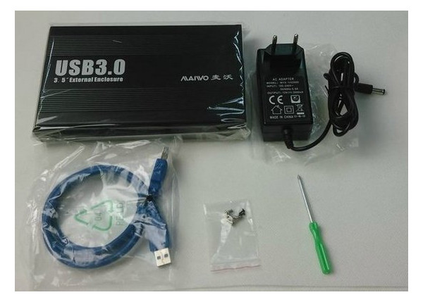 Зовнішня кишеня Maiwo K3502-U3S black Sata USB3.0 фото №4