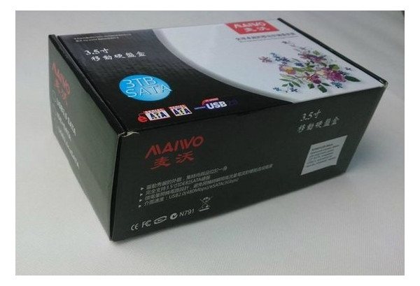 Зовнішня кишеня Maiwo K3502-U3S black Sata USB3.0 фото №5