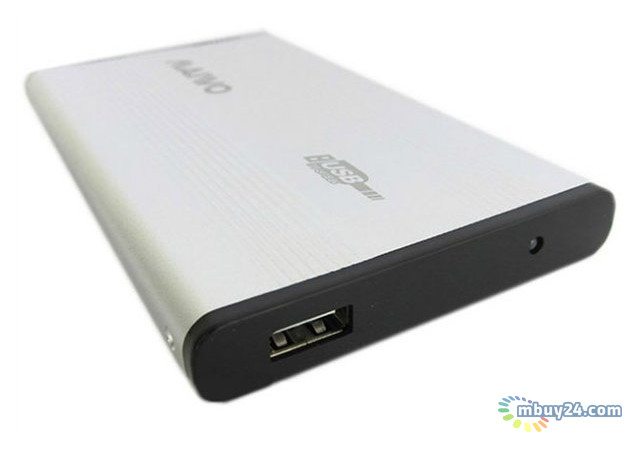 Зовнішня кишеня Maiwo USB 2.0 SATA 2.5 (K2501A-U2S) Silver фото №3