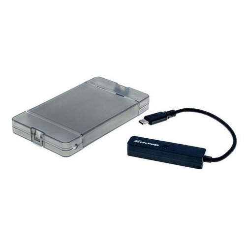 Зовнішня кишеня Grand-X HDD 2.5 USB 3.1 Type-C (HDE31) фото №4