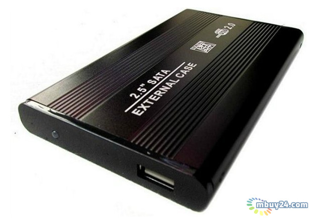 Кишеня HDD Grand-X для підключення HDD 2.5", USB 2.0, алюміній (HDE21) фото №1