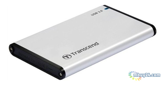 Кишеня для HDD/SSD Transcend 2.5 USB 3.0 Aluminum (TS0GSJ25S3) фото №2