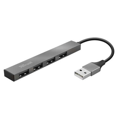USB-хаб Trust Halyx Aluminum 4-Port Mini USB Hub (23786) фото №1
