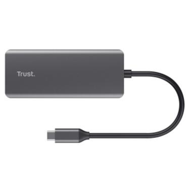 USB-хаб Trust Dalyx  6-in-1 USB-C Multi-port Dock Aluminium (24968_TRUST) фото №3