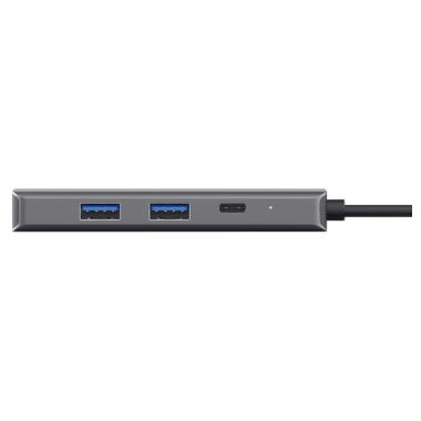 USB-хаб Trust Dalyx  6-in-1 USB-C Multi-port Dock Aluminium (24968_TRUST) фото №4