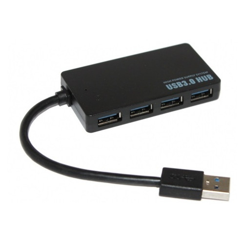 Концентратор USB3.0 Voltronic 4xUSB3.0 Black (YT-3HF4/2TB/08645) Блістер фото №1