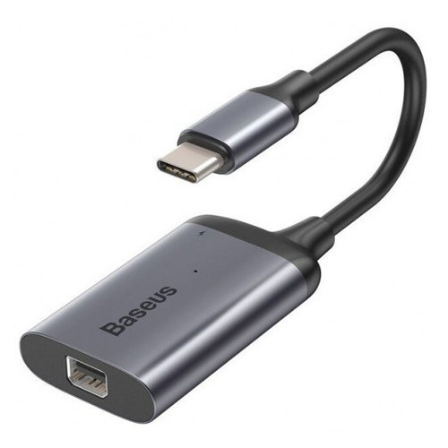 USB-концентратор Baseus Enjoyment Series USB-C to MiniDP/PD Deep Grey (CAHUB-Y0G) фото №1
