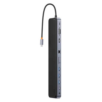 USB-хаб Baseus EliteJoy Gen2 Dark Gray (WKSX030013) фото №1