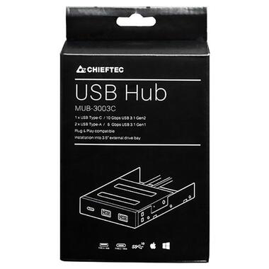 USB хаб Chieftec MUB-3003C РОЗДРІБ фото №7