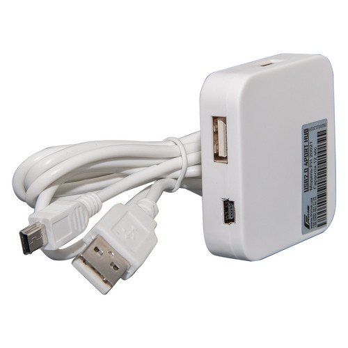 Концентратор USB 2.0 Frime 4хUSB2.0 White (FH-20021) фото №2